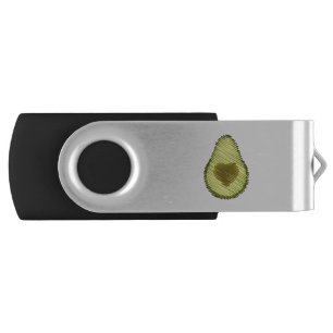 Avocado Love Scribble Flash Drive