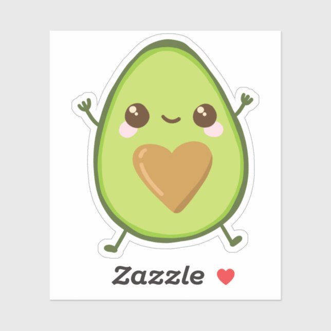 Avocado Love Sticker (Sheet)