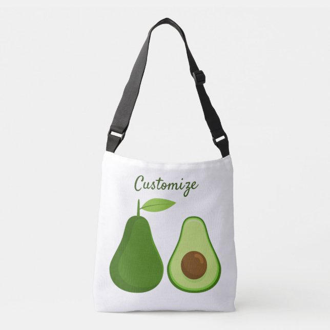 Avocado Lover Design Thunder_Cove Crossbody Bag (Front)