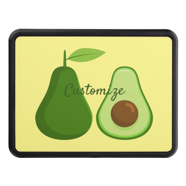 Avocado Lover Design Thunder_Cove Hitch Cover (Front)