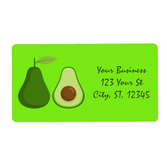 Avocado Lover Design Thunder_Cove Label (Front)