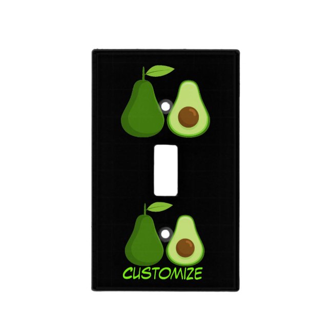 Avocado Lover Design Thunder_Cove Light Switch Cover (Front)