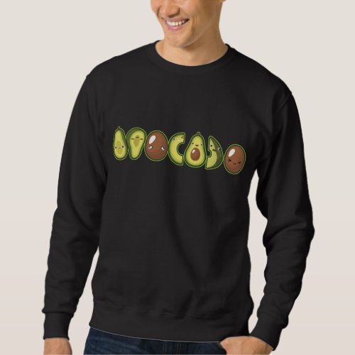 Avocado Lover Guac Guacamole Keto Ketogenic Fruit Sweatshirt