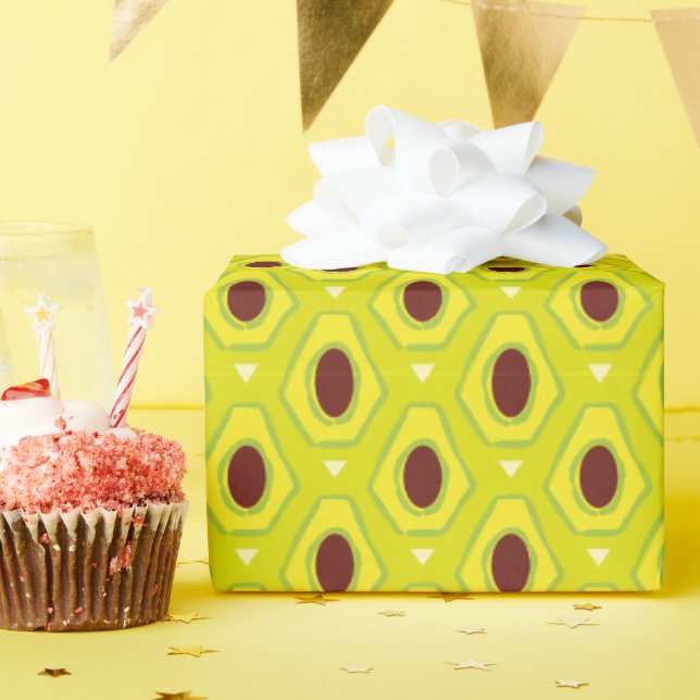 Avocado lover wrapping paper (Birthday Party)