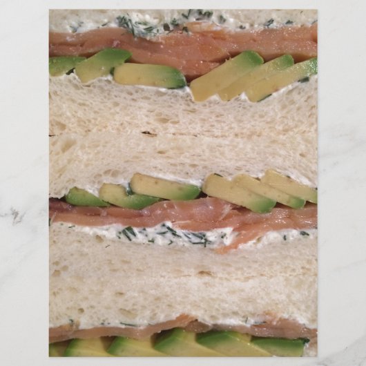 Avocado & Lox sandwich (Front)