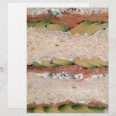 Avocado & Lox sandwich (Front/Back)