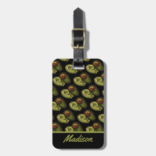 Avocado Luggage Tag - Optional Personalization