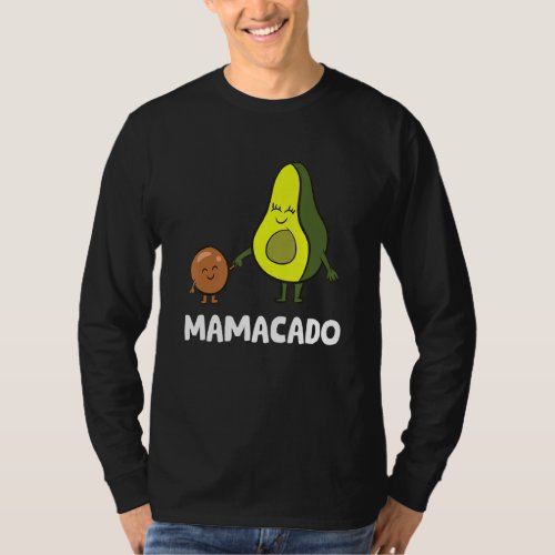 Avocado Mama Avocado Mom Funny Avocado Mamacado T_Shirt