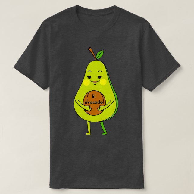 Avocado Maternity amp Pregnancy Love T-Shirt (Design Front)