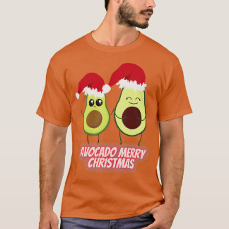 Avocado Merry Christmas Avocado Merry Christmas tc T-Shirt