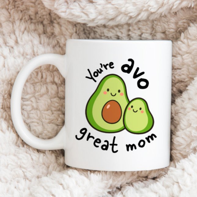 Avocado - Mothers Day Apreciation Gift  Two-Tone Coffee Mug (Creator Uploaded)