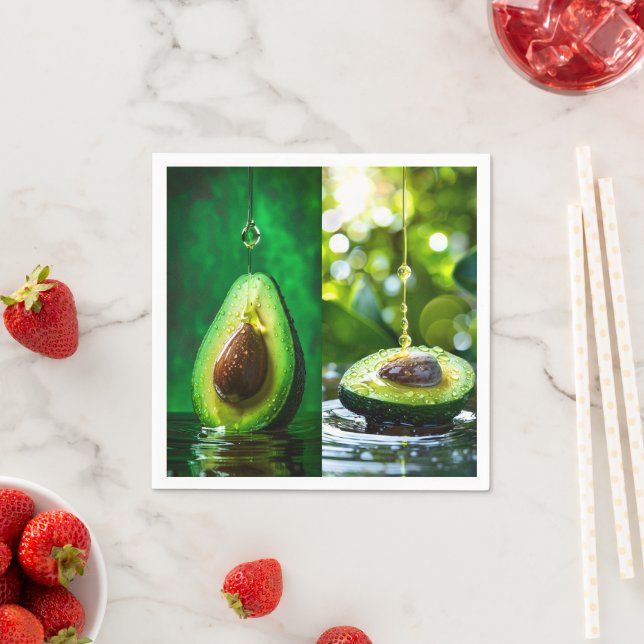 Avocado, Napkins (Insitu)