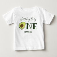 Avocado One 1st First Birthday