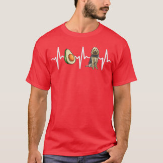 Avocado Otterhound Heartbeat Dog Lover  T-Shirt