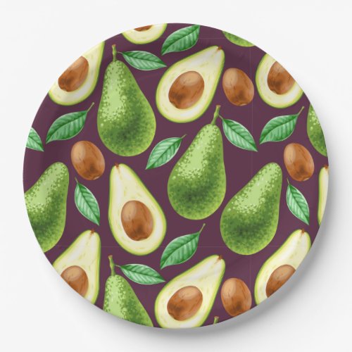 Avocado Paper Plate