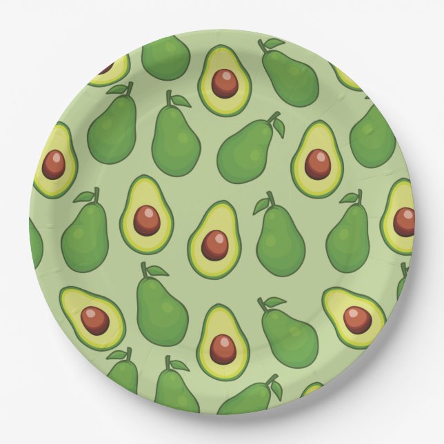 Avocado Paper Plates (Front)