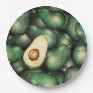 Avocado Paper Plates