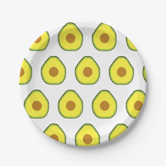 Avocado Paper Plates (Front)