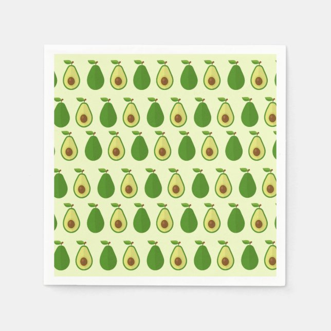 Avocado Party Napkins (Front)