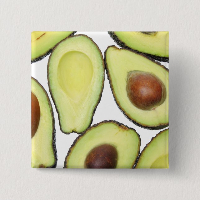 Avocado Pattern Button (Front)