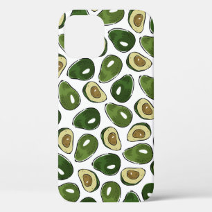 Avocado pattern iPhone 12 case