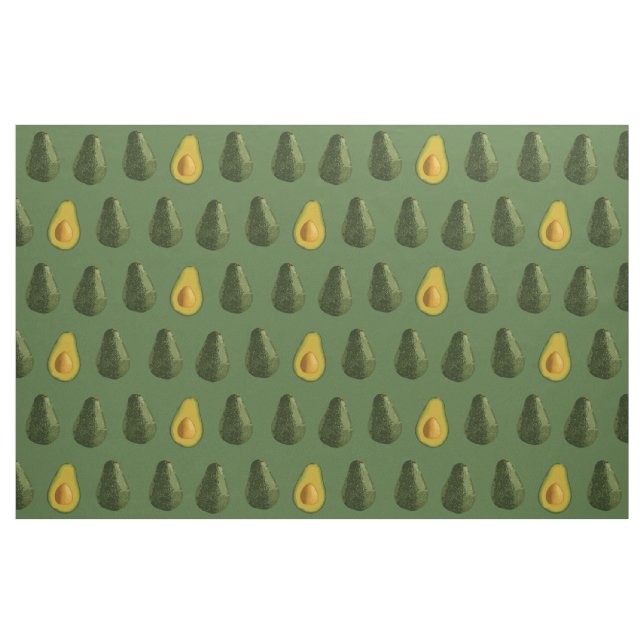 Avocado Pattern Fabric (Yard)