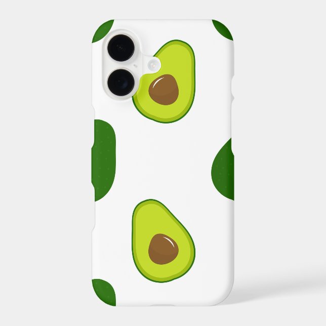 Avocado pattern iphone case (Back)