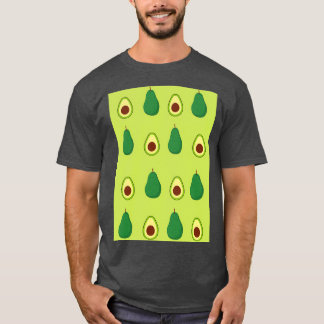 Avocado pattern lime T-Shirt