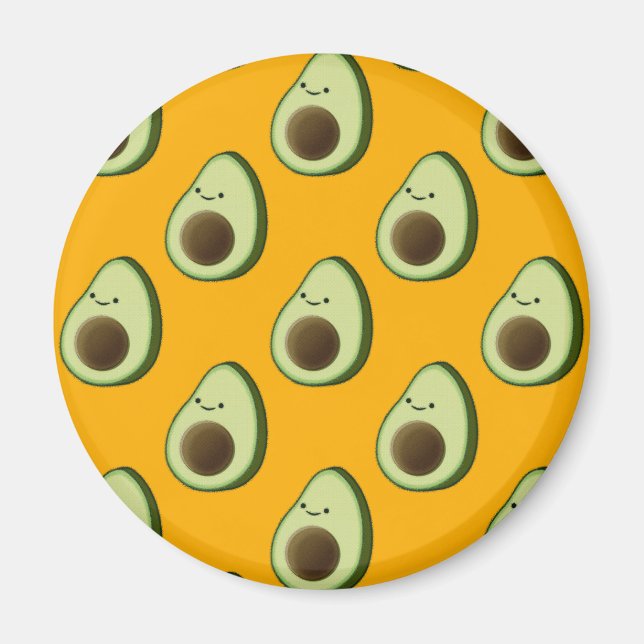 Avocado Pattern Magnet (Front)