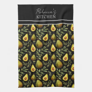 Avocado Pattern Personalized Kitchen  Towel