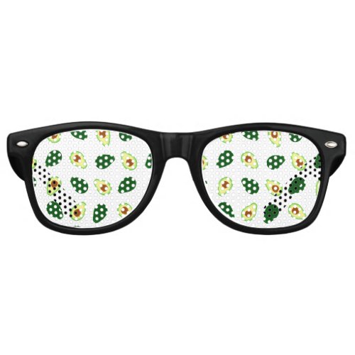 Avocado Pattern Print Party Sunglasses