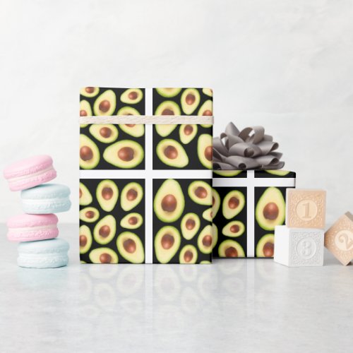 Avocado pattern wrapping paper