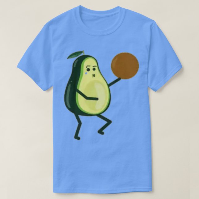 avocado playing ball T-Shirt (Design Front)