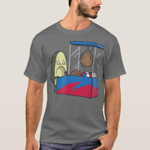 Avocado playing Claw Machine crane toy  T-Shirt