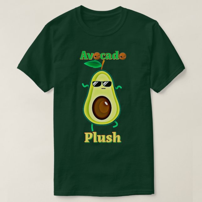 Avocado Plush Classic TShirt (Design Front)