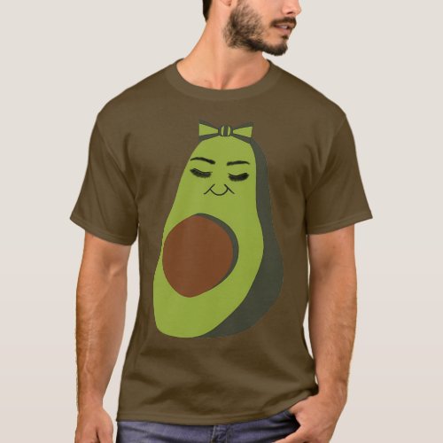 Avocado plush pattern Cute Avocado avocados Avocad T_Shirt