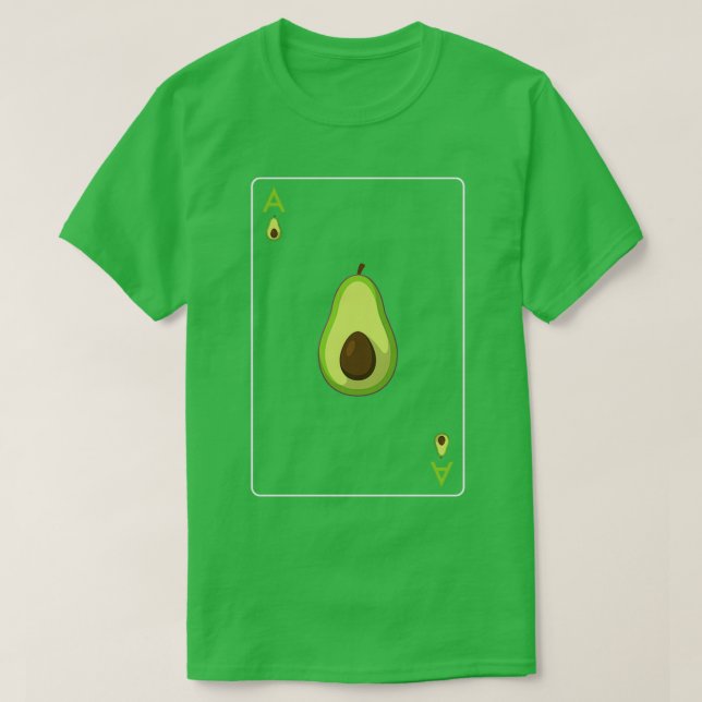 Avocado Poke Emoji T-Shirt (Design Front)