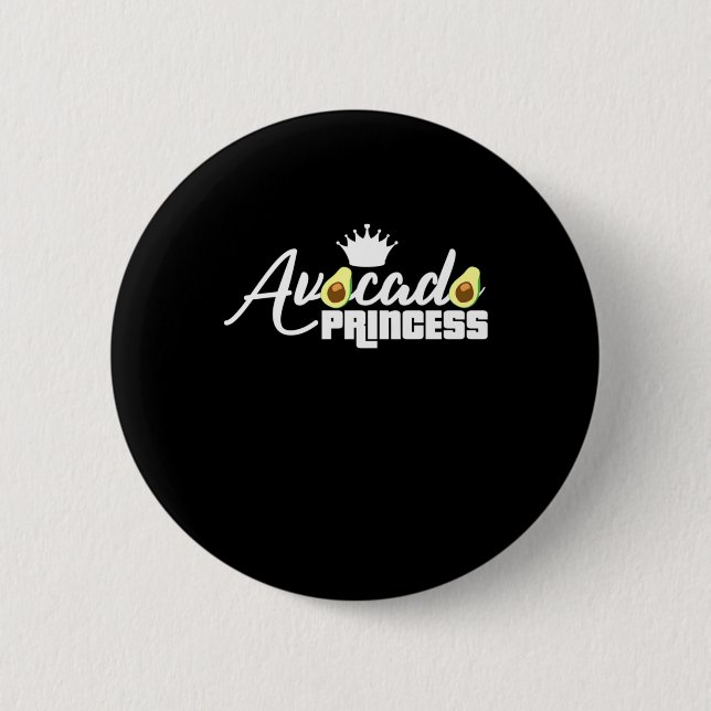 Avocado Princess Button (Front)