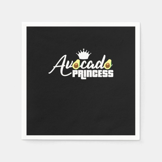 Avocado Princess Napkins (Front)