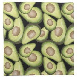 "Avocado" Print Cloth Napkin