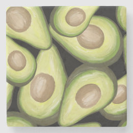 "Avocado" Print Stone Coaster
