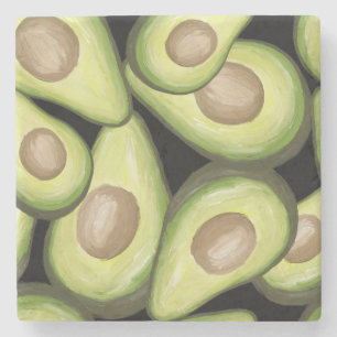 "Avocado" Print Stone Coaster