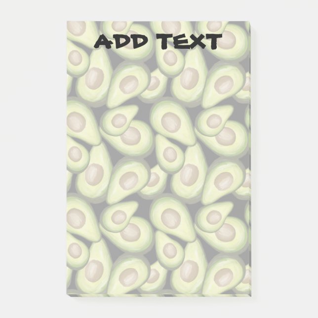 "Avocado" Print, To Do List, Notes (Front)