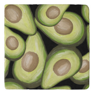 "Avocado" print Trivet