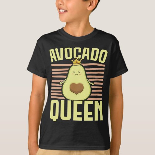 Avocado Queen Avocado Lover Guac Guacamole Keto T_Shirt