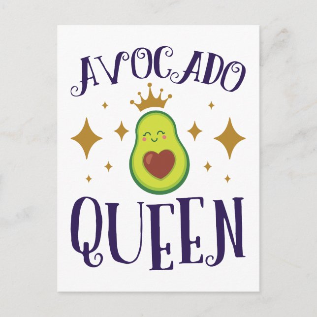 Avocado Queen Postcard (Front)