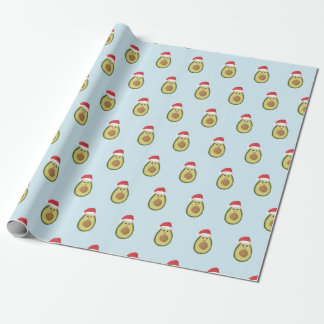 Avocado Santa Christmas Wrapping Paper