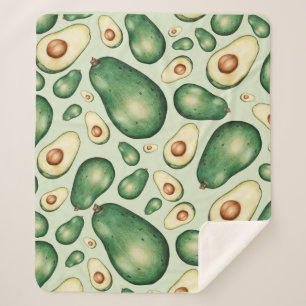 Avocado Sherpa Blanket