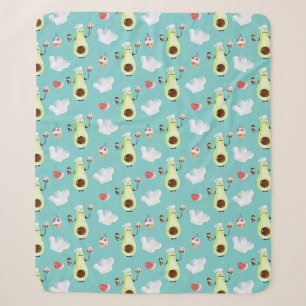 Avocado Sherpa Blanket