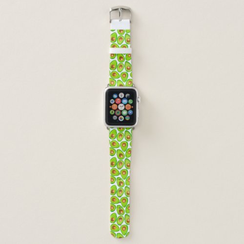 Avocado slices apple watch band